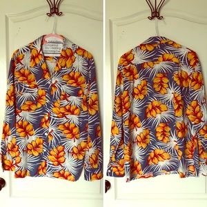 Aloha! Tropical Floral Blouse by Tommy Bahama M